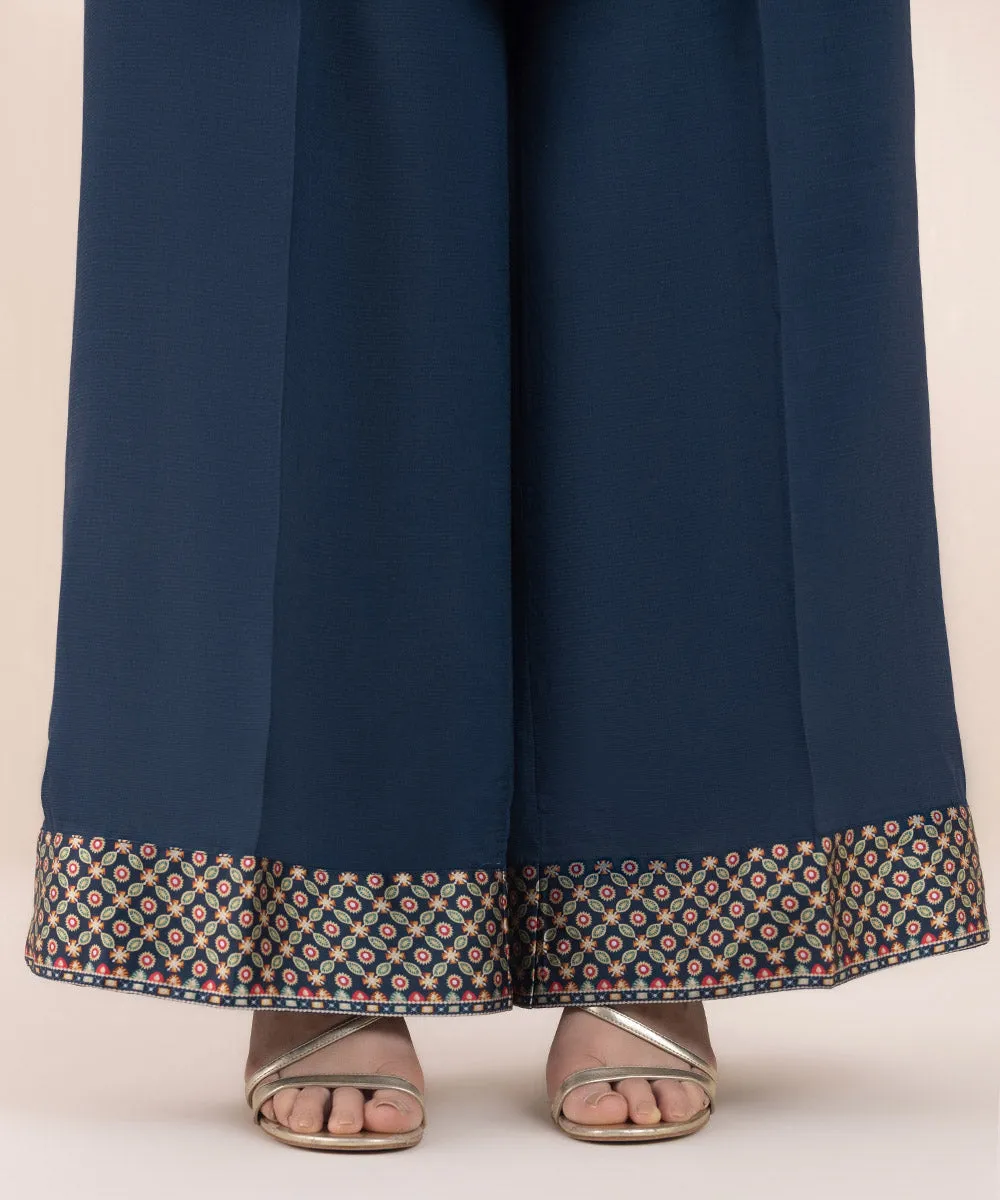 2 Piece - Embellished Silk Suit