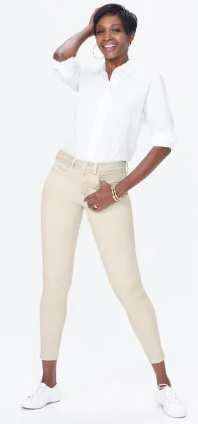 Ami Skinny Legging Zandkleurig Premium Denim | Feather