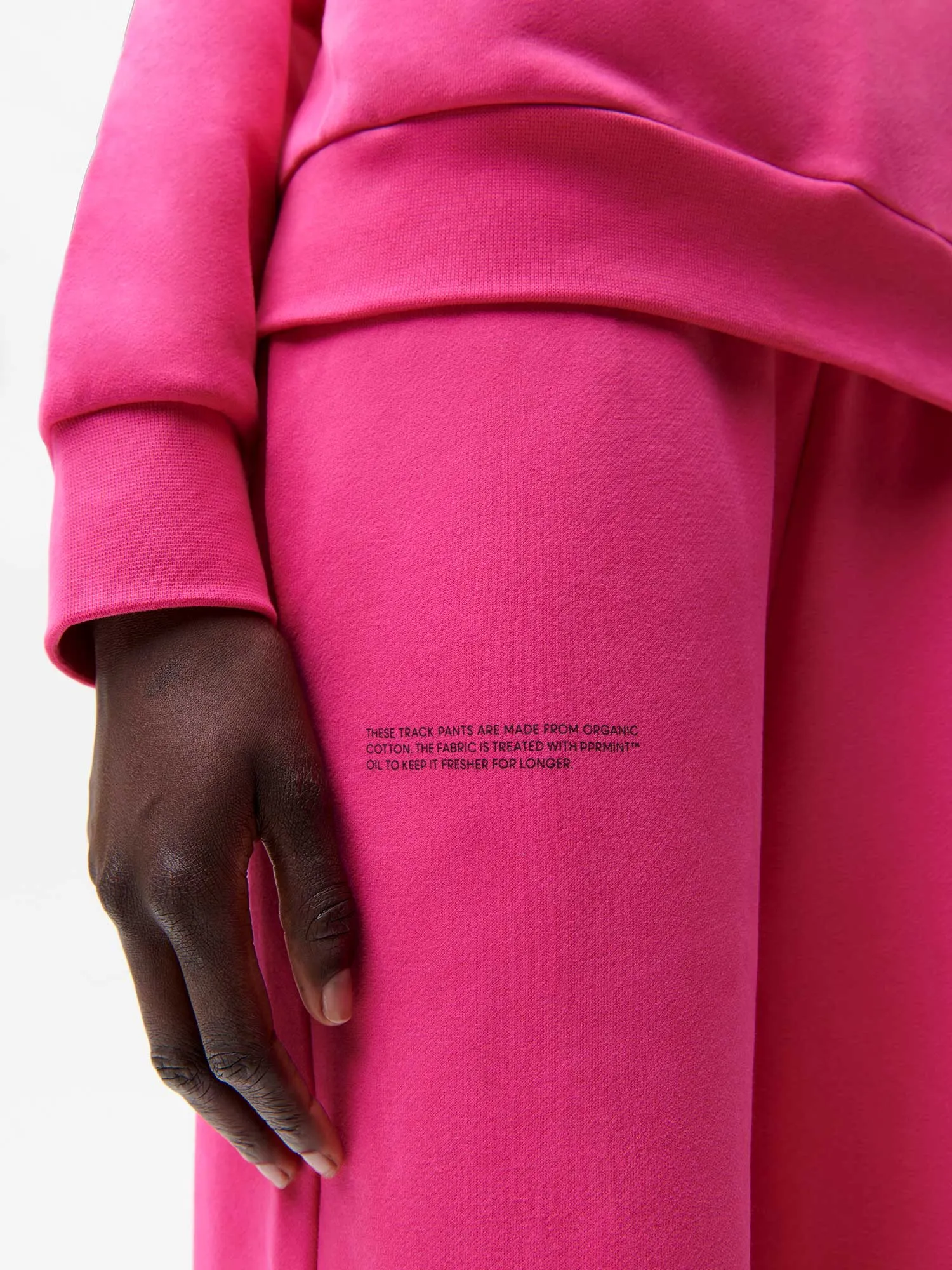 Archive 365 Midweight Track Pants—tourmaline pink