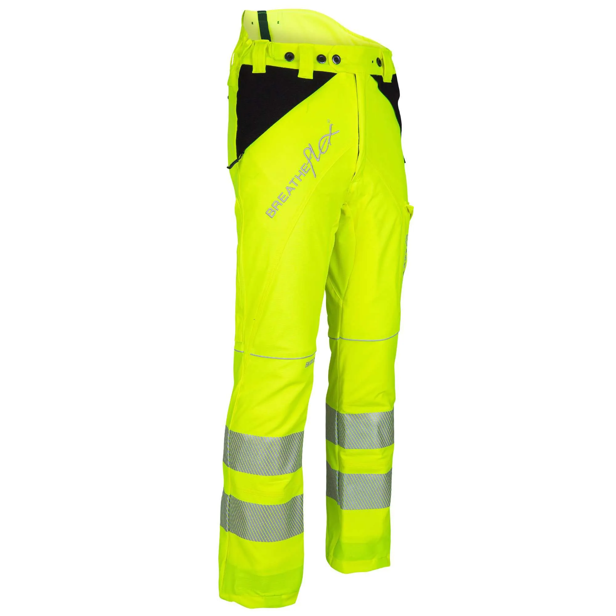 ATHV4010 Breatheflex Chainsaw Pants Design A Class 1 - Hi-Viz Yellow