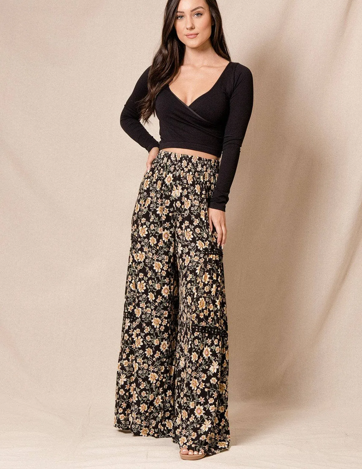 Aubrey Palazzo Pants - As-Is-Clearance - Medium Only