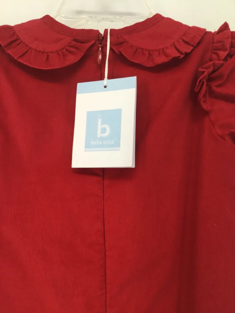 b Bella Bliss Child Size 12 Months Red Dress - girls
