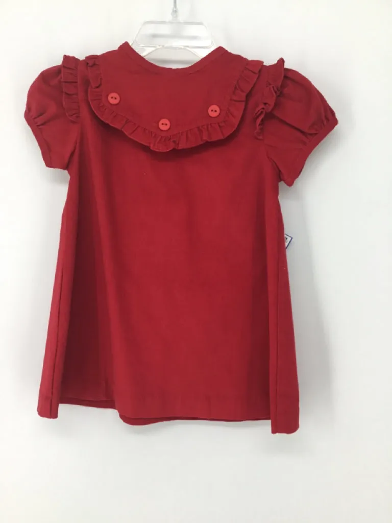 b Bella Bliss Child Size 12 Months Red Dress - girls