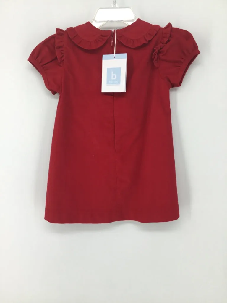 b Bella Bliss Child Size 12 Months Red Dress - girls