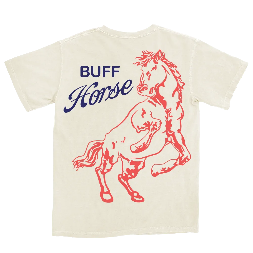 Big Buff Horse T-Shirt - Natural