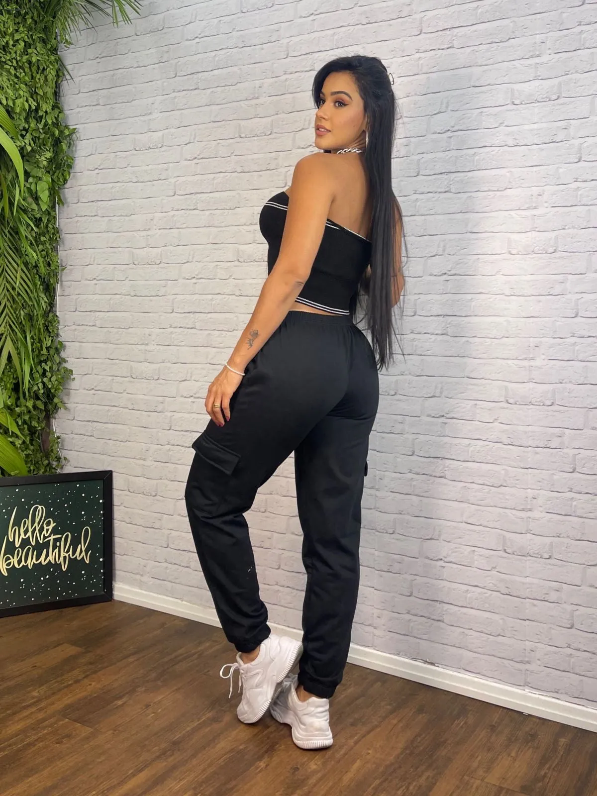 Calça Jogger Bolso Cargo  440809. (13B)