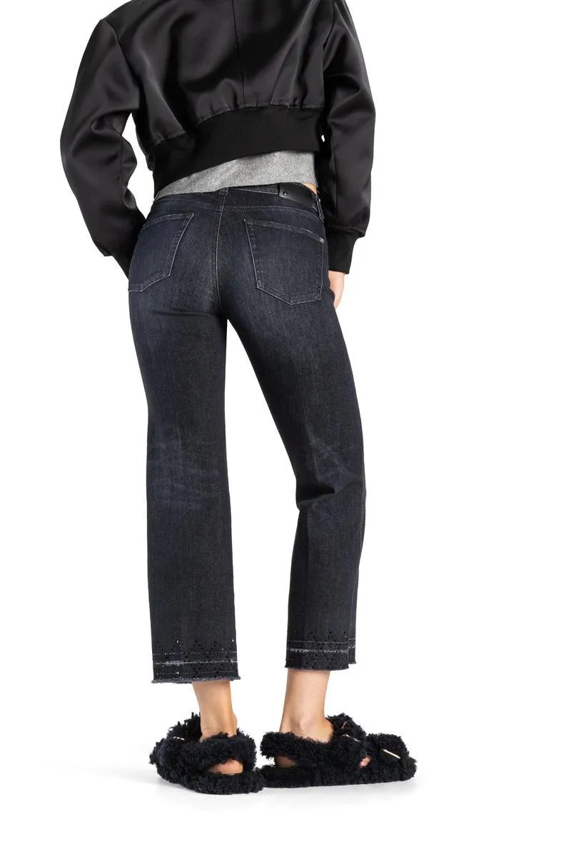 Cambio Francesca Hem Detail Pants