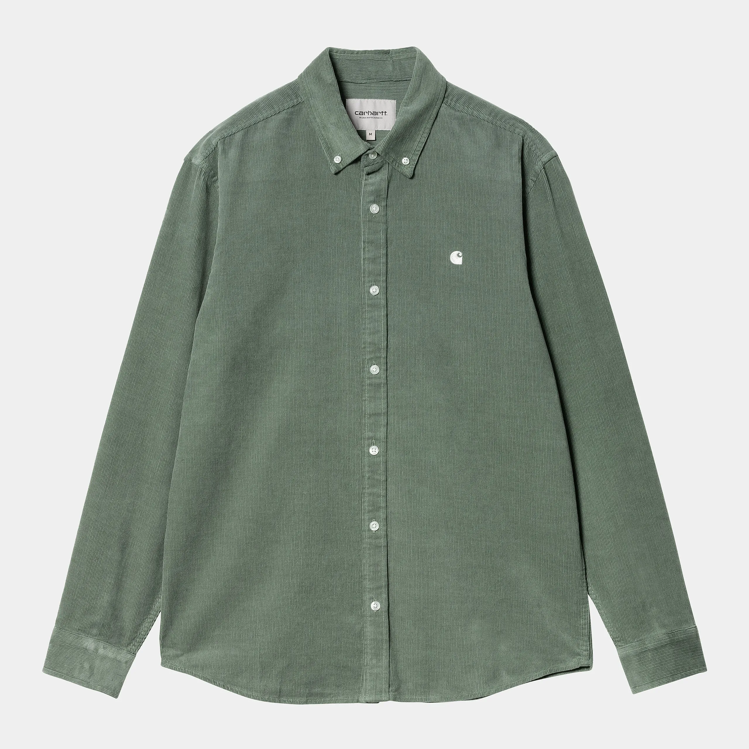 Carhartt WIP - Madison Corduroy Longsleeve Shirt - Park / Wax