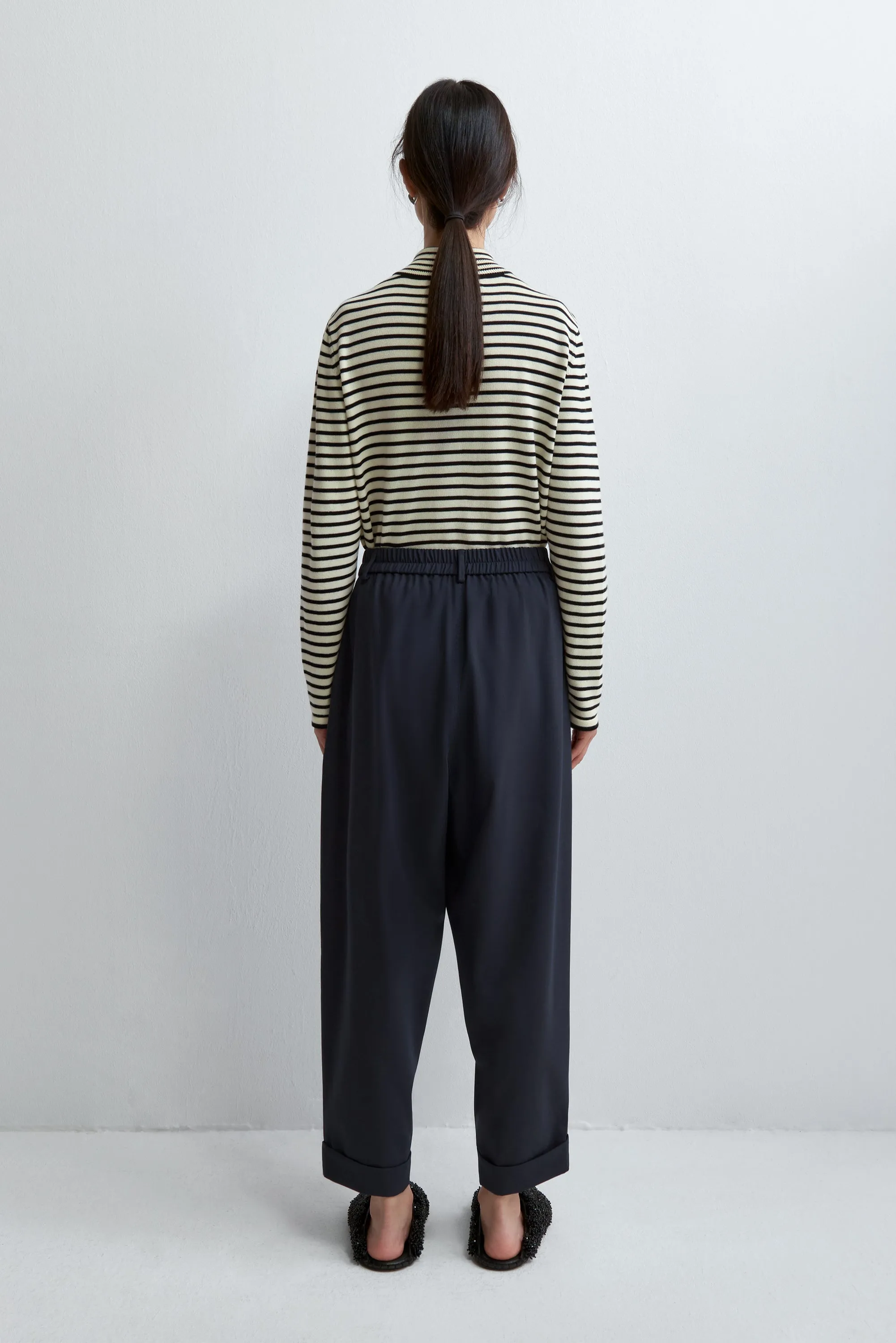 Cordera - Tailoring Carrot Pants - Night