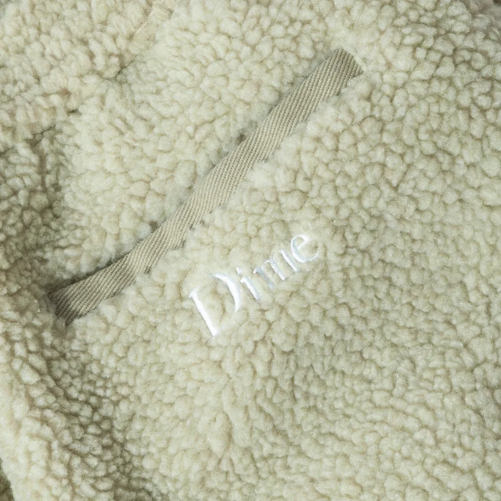 DIME SHERPA DENIM PANTS - MIST GREEN