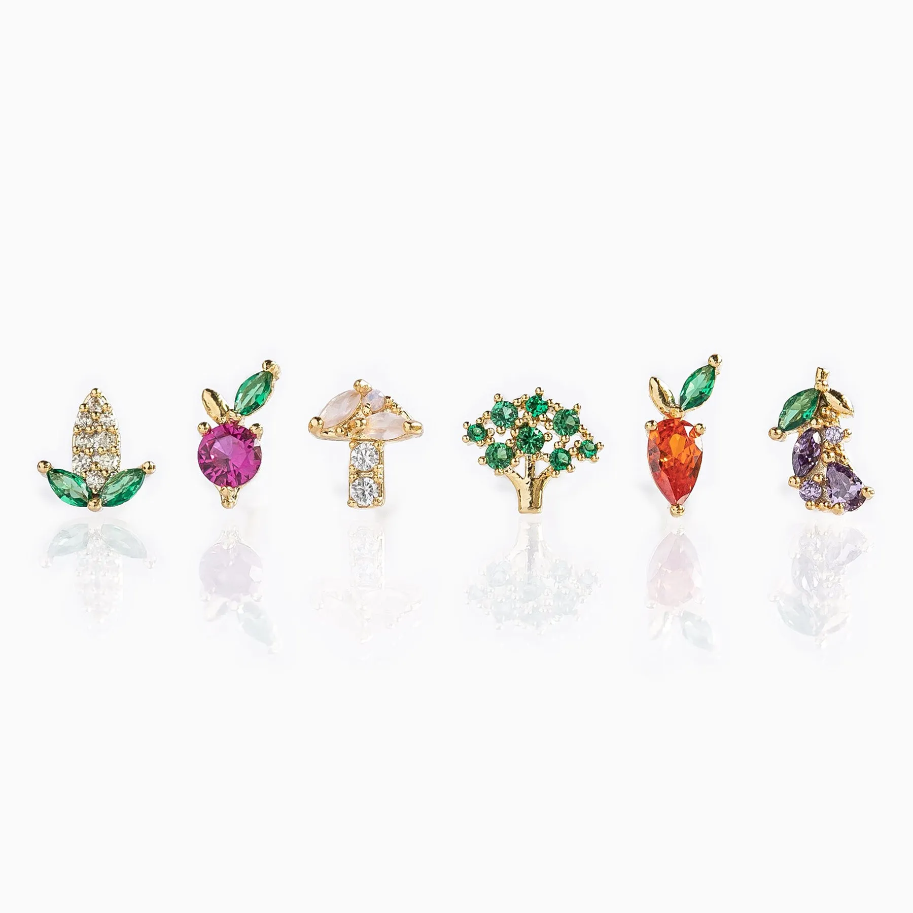 Farmers Market Veggie Stud Set