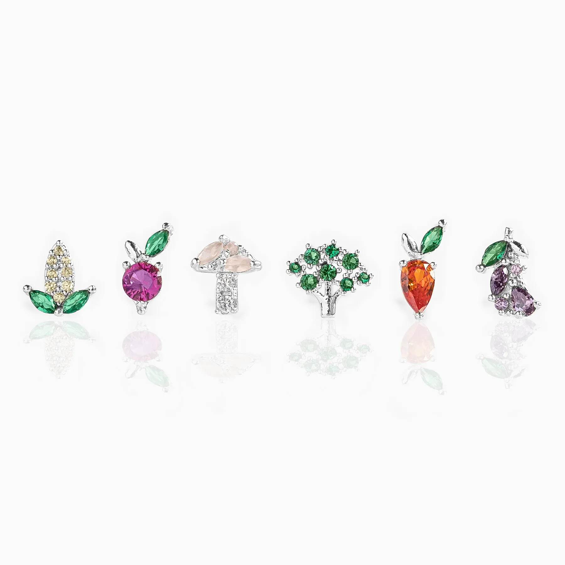 Farmers Market Veggie Stud Set