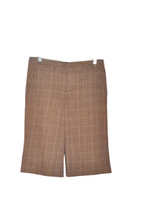 GAP Women Capri Pants Regular fit in Brown - 4