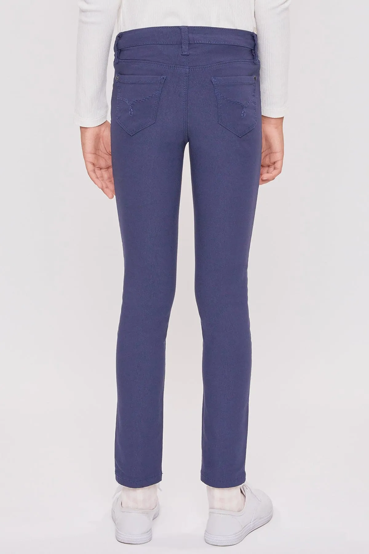 Girls' Stretch Skinny School Color Pants