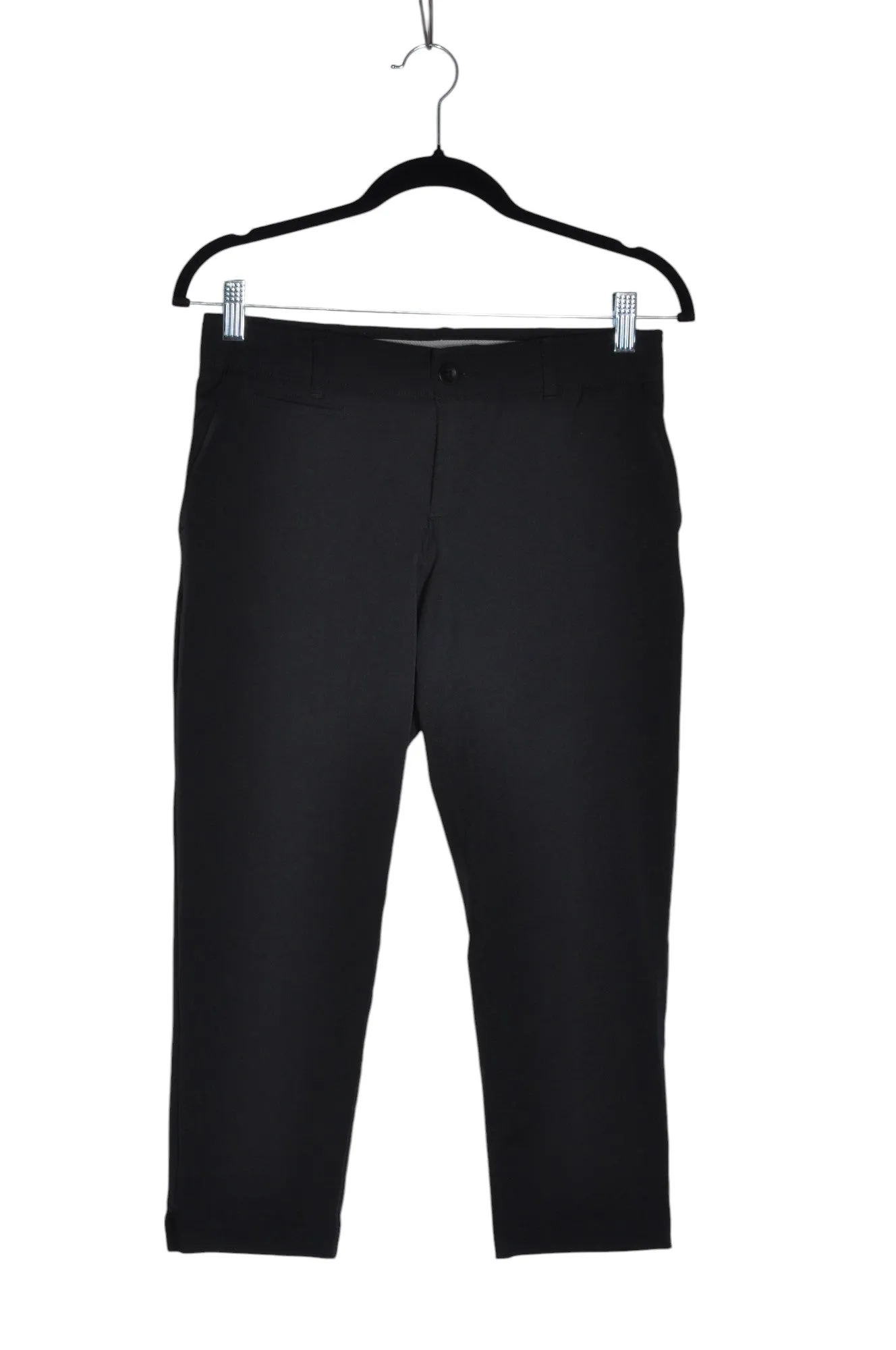H&M Women Capri Pants Regular fit in Black - 4