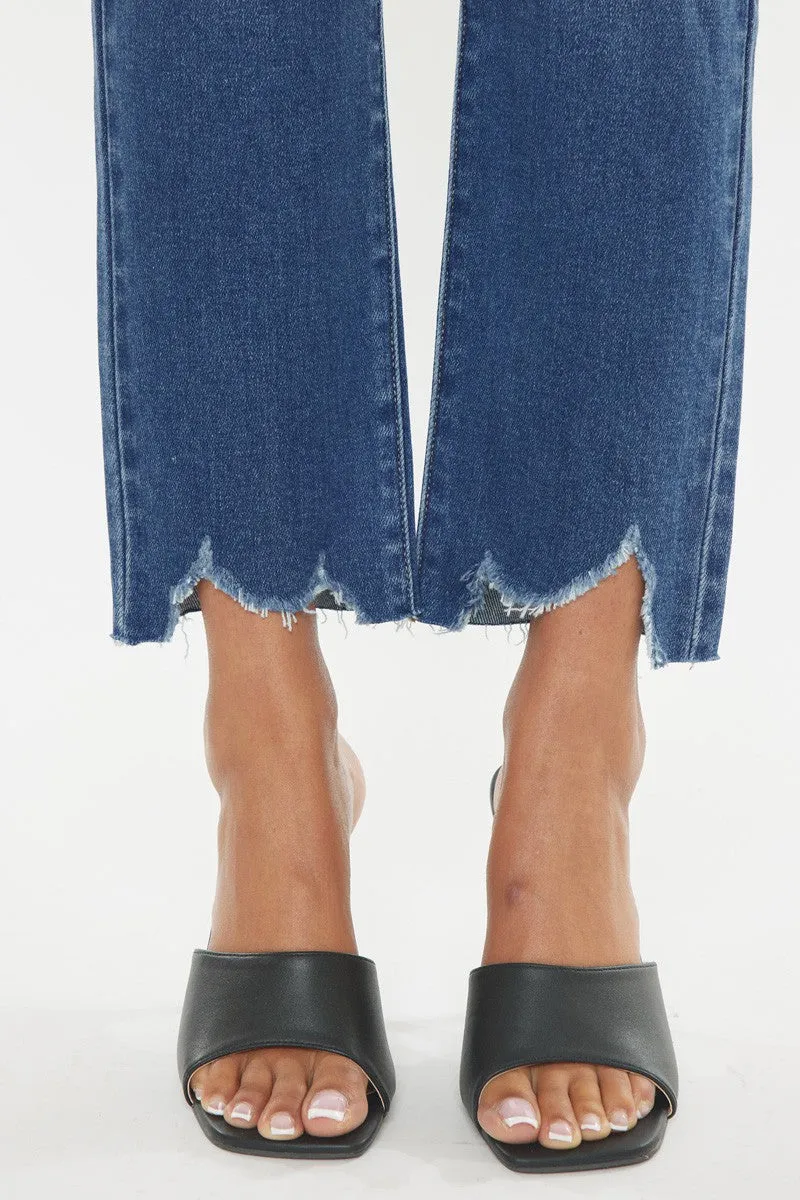 Highrise Slim Straight Jeans