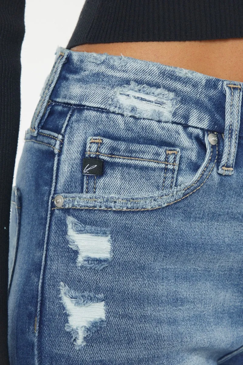 Highrise Slim Straight Jeans