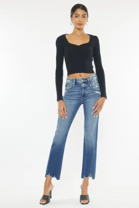 Highrise Slim Straight Jeans