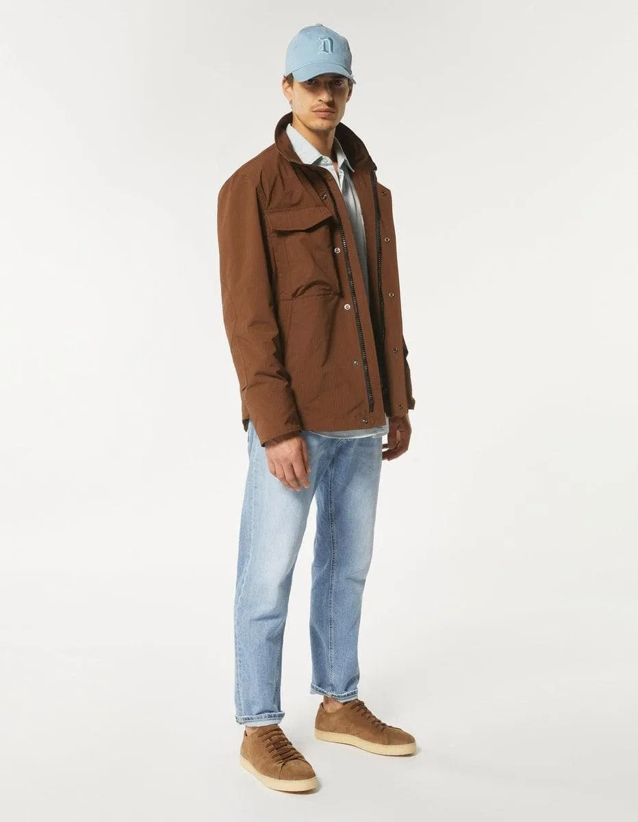 Jeans dian carrot in denim fisso già