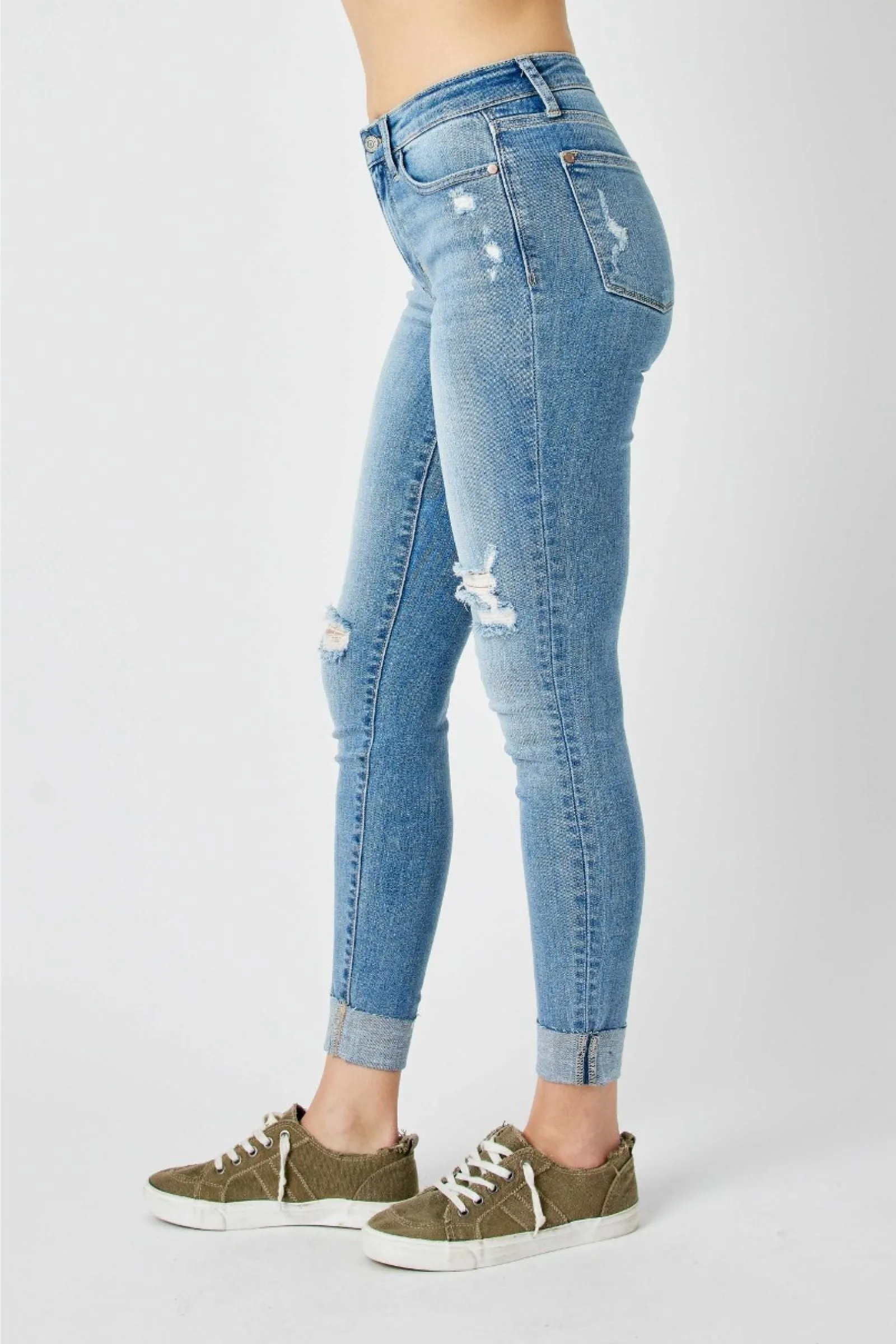 Karina Judy Blue Skinny Jeans (Medium Wash)