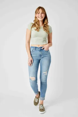 Karina Judy Blue Skinny Jeans (Medium Wash)
