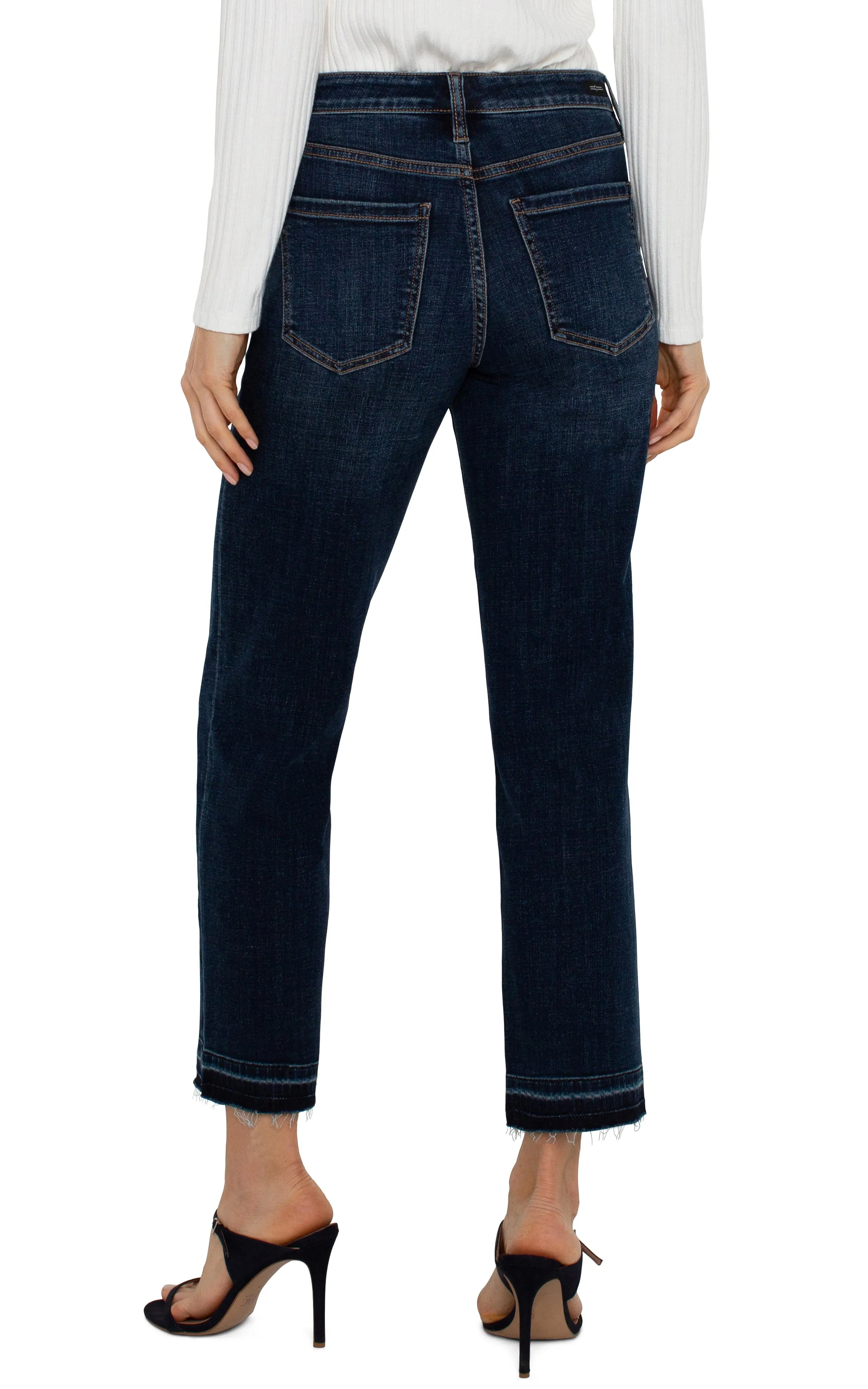 LIVERPOOL LIV NON SKINNY SKINNY JEAN - DENIM - LM7857CH4ABN