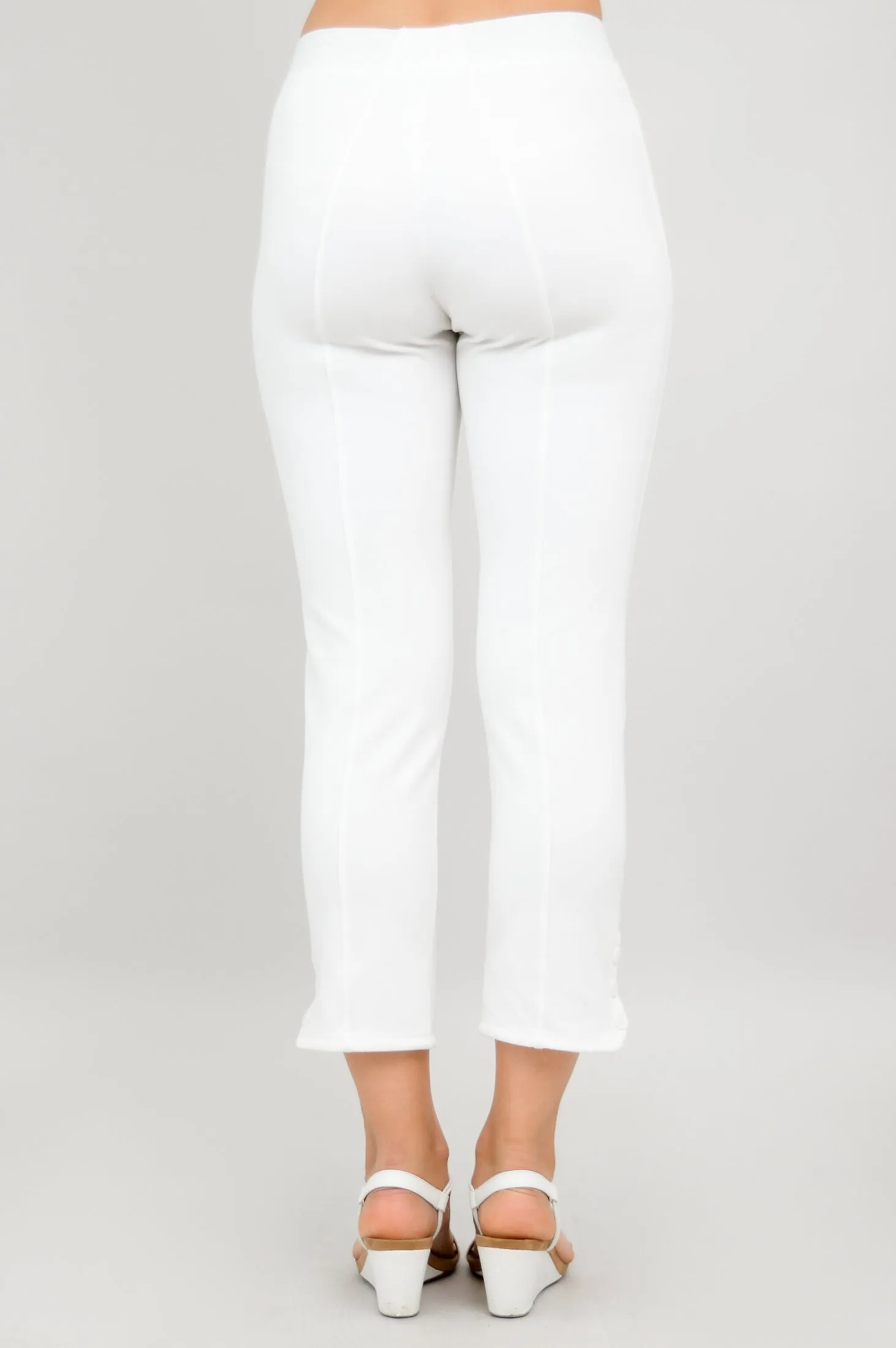 Nadine Crop, White, Modal