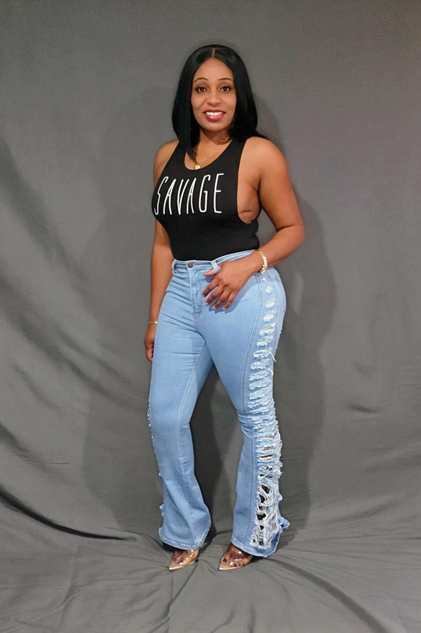 Not So Stressed Jeans