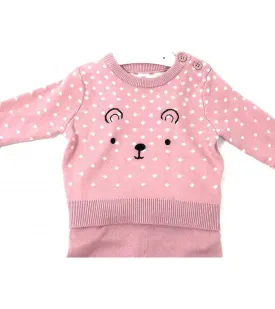 Nutmeg - Dusty Pink Knitted Set