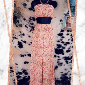 Palazzo Pants and Crop Top Set, 2 pieces