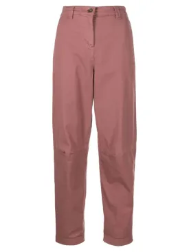 Pantaloni Polissena Carrot-Fit in Tessuto Cavallery
