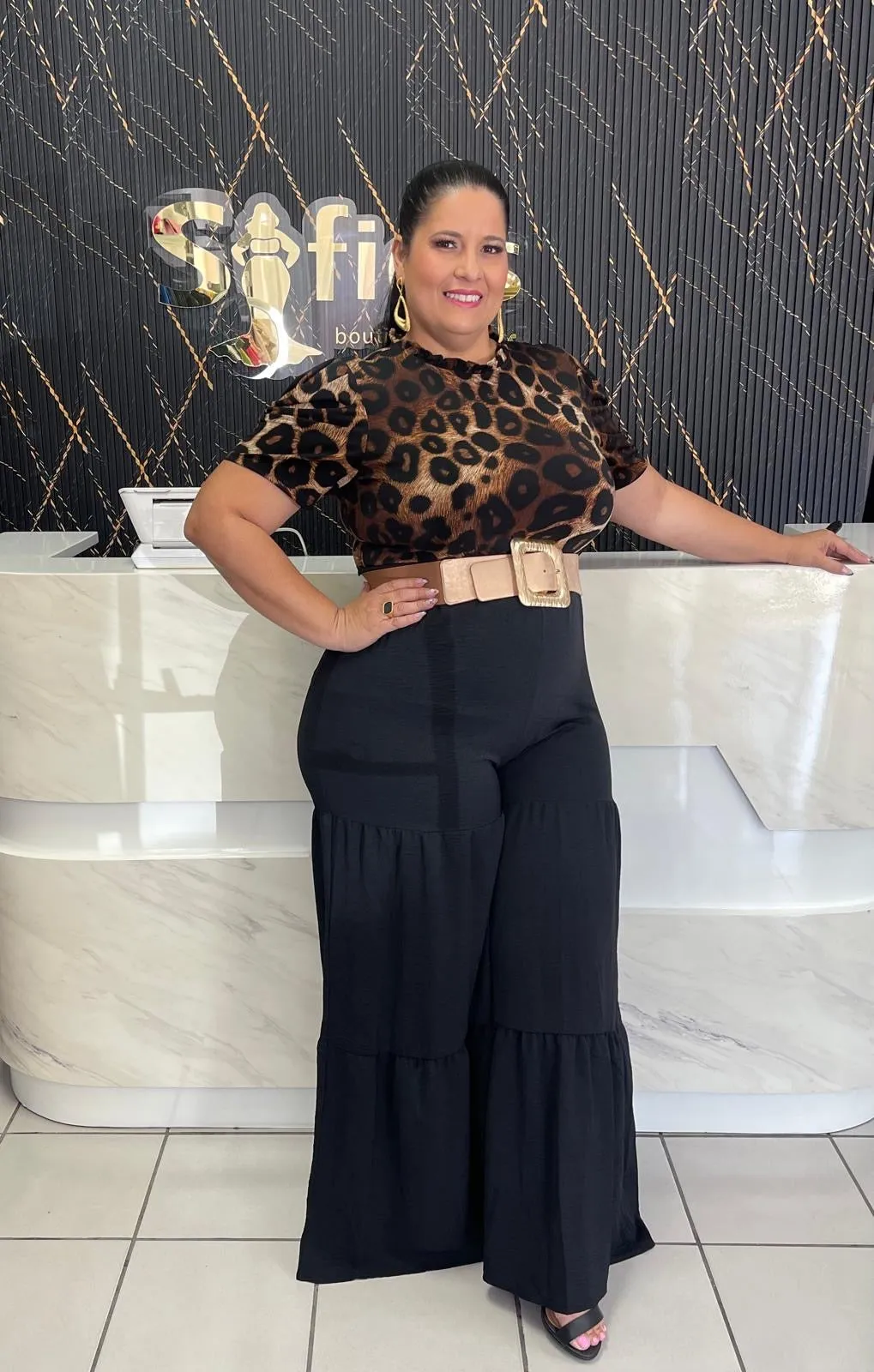 Plus black palazzo