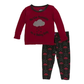 Print Long Sleeve Pajama