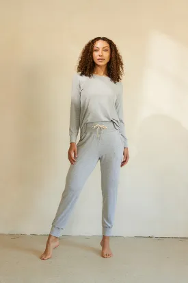 Relaxed Long Sleeve Top   High Waisted Harem Pant