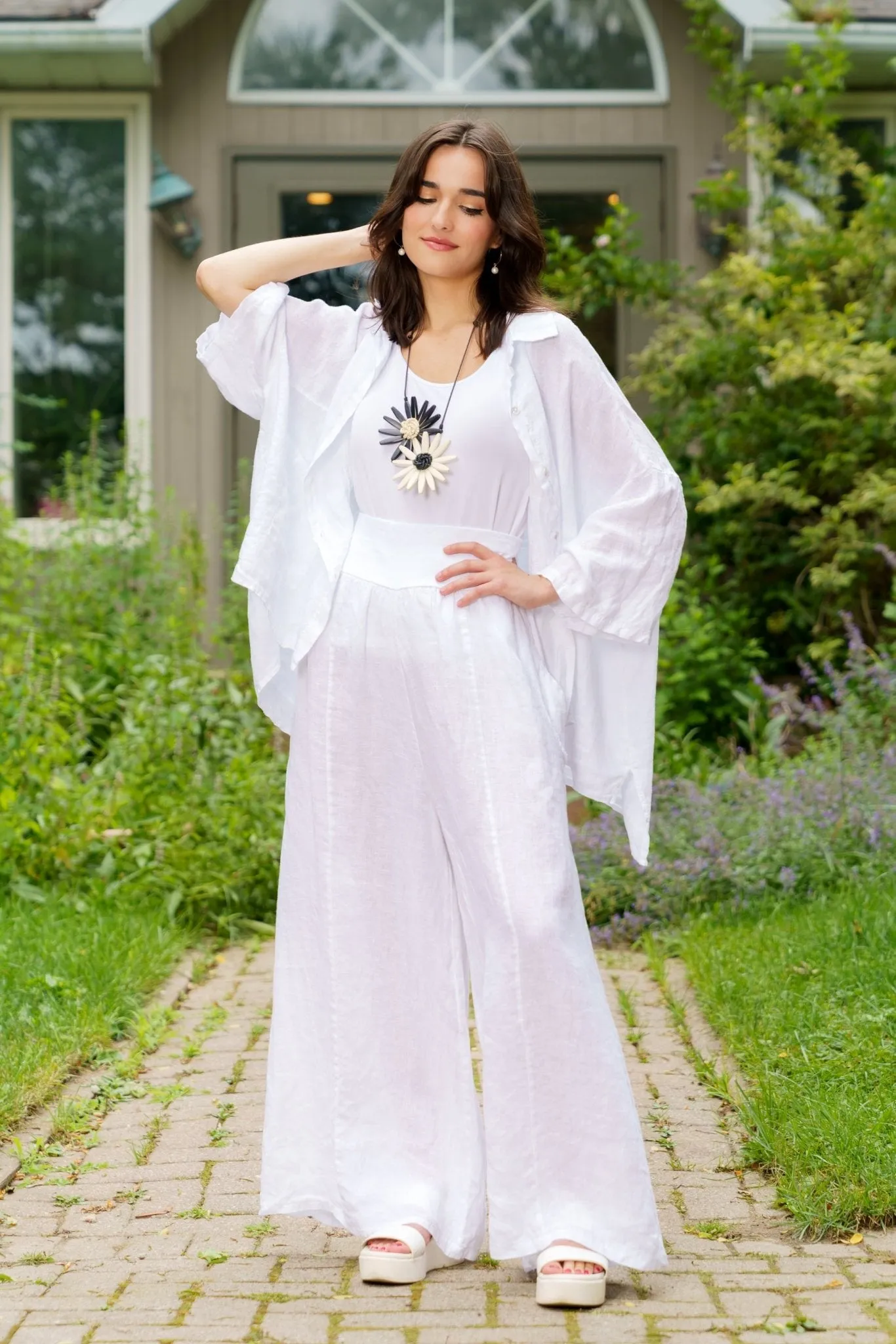 Romane Linen Palazzo
