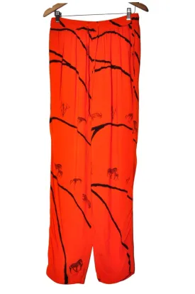 SHERMARKE Women Palazzo Pants Regular fit in Orange - L