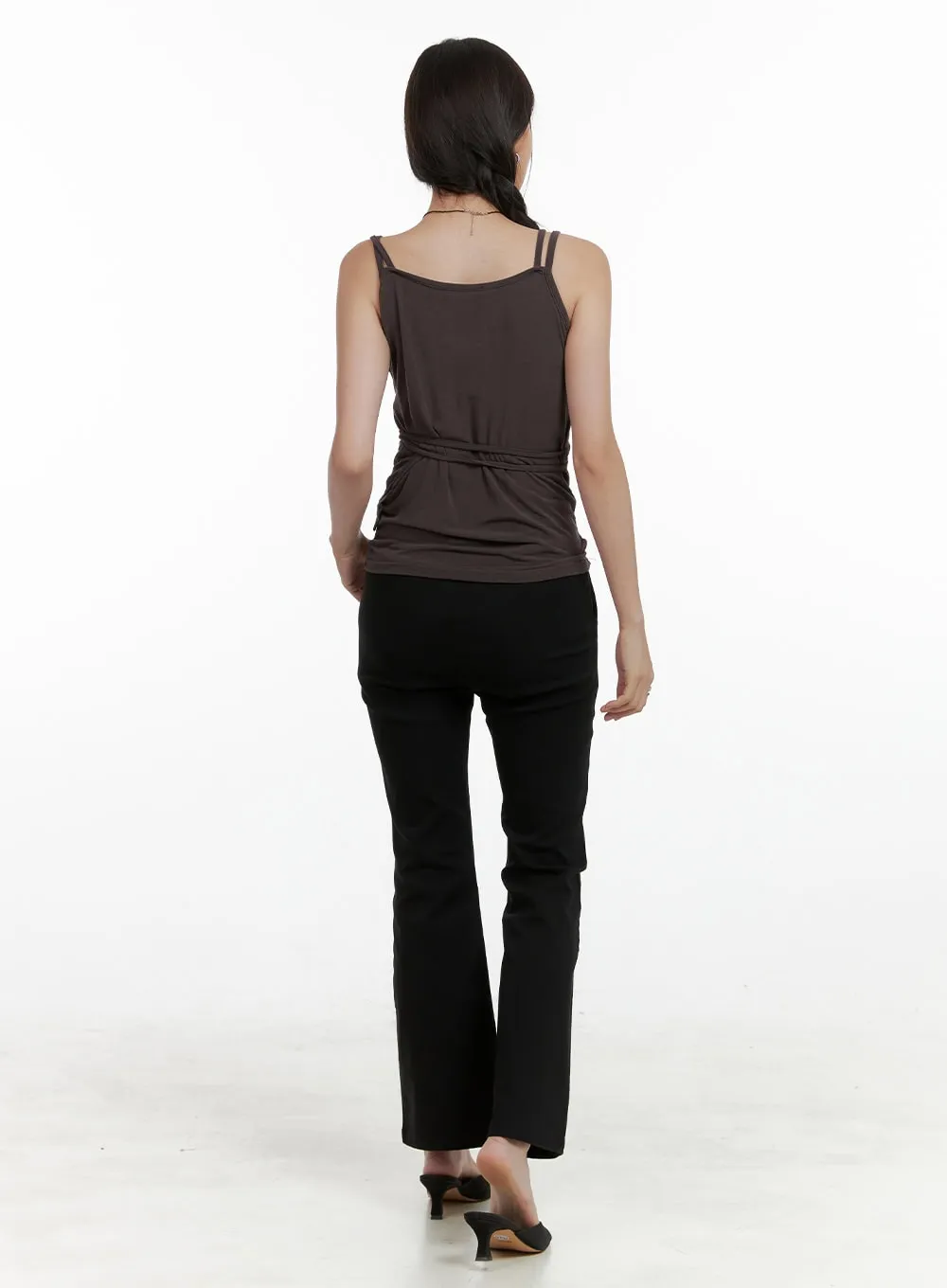 Slim Bootcut Basic Pants OL411