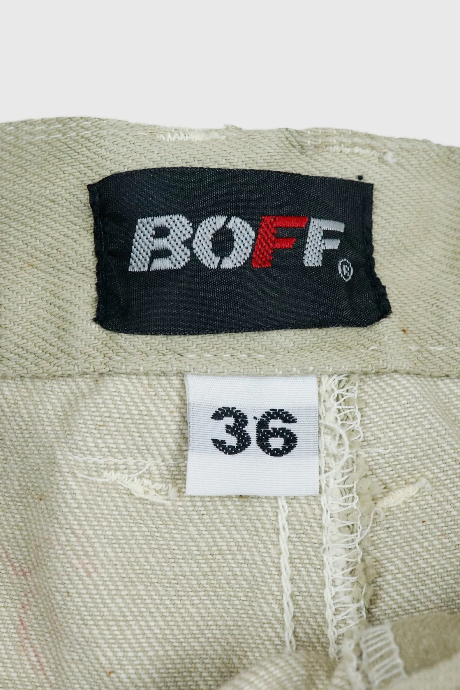 Vintage Boff Jeans Embroidered Jorts Sz 32 36