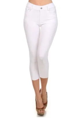 White Capri Pants