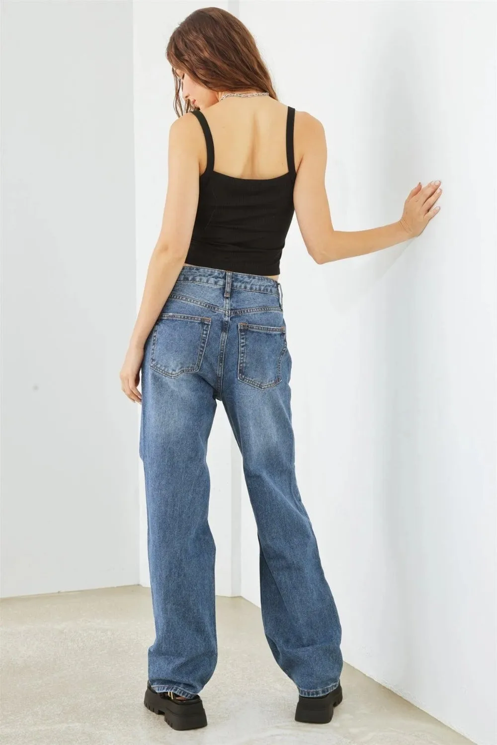 Women's HAMMER COLLECTION Distressed High Waist Jeans