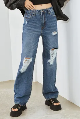 Women's HAMMER COLLECTION Distressed High Waist Jeans